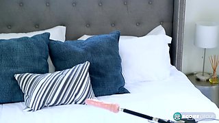 Huge-titted Victoria Vale and the fuck machine