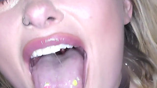 Bukkake Night with Two Super Busty Chicks From the UK