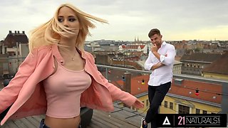 Twenty-one naturals - fabulous blonde sharon milky tastes hot jizz after sensual Anal Sex