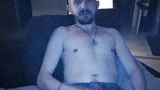 Gay Guy Wanking and Smoking