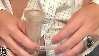 49-year-old MILF Still Bottles Breast Milk