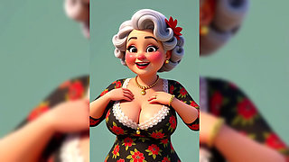 Topless Granny Animation