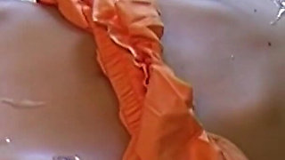 Hot Threesome! Dark-haired Horny Slut! Gets Fucked by Big Cocks!