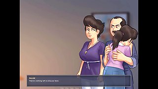 Step siblings get frisky in summertime saga episode with big boobs and cartoon fun