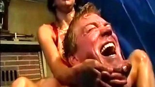 Barbara in charge: Big Tits, Babe  Wrestling Domination Porn