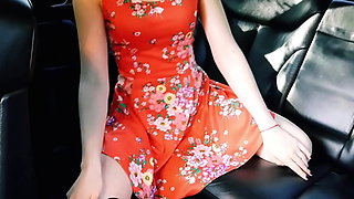 Stretched my arse in the car