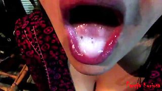 Hot Latina Wife Milks Husband Daily - Cum in Mouth Compilation