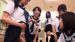Charming japanese schoolgirl enjoys getting treated hardcore