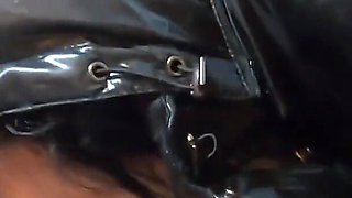 Preview-milfycalla- a Lot of Cum on My Black Down Jacket and Black Leather Leggings 216 P2