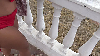 Real Public Sex in Turkey with Hairy Armpit Turkish Cuckold Wife