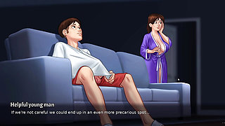 step sister and anon make hot seen in summertime saga part