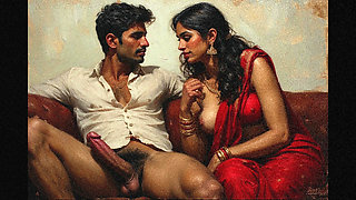 Kavi married wife with her old college friend fucking in bathroom as her husband was cooking