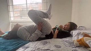 Scarlettandc Latina Lesbian Femdom Facesitting Bondage Orgasm HD
