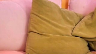Chubby Brunette Big Boobs Dildo Masturbation