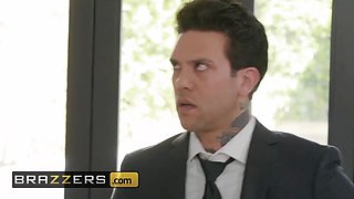 Big Tits at work - (Luna Star, Small Hands) - hot negotiations - brazzers