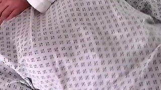 Sexy Doctor Bends Over Patient and Ass Stretched for a Deep Dildo Fuck