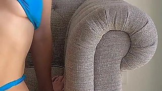 Wife Cuckold Masturbation: Watching Blowjob, Doggy, Missionary, Big Ass Cowgirl Creampie