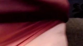 Peach Panties Cameltoe Under Sexy Lace Skirt