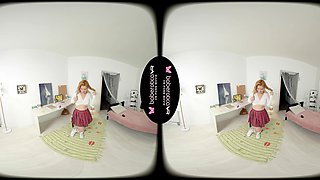 New Russian Blonde Angel Jolie Masturbates In Shoes And Socks