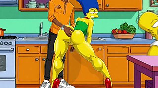 Married Housewife Fucked Anal in the Kitchen