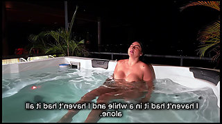 Melany Latina Fucking with Her Boyfriend's Best Friend in the Jacuzzi