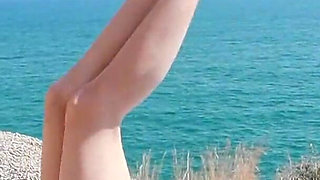 New Video in My Store Outdoor Sex Ends with a Cumshot on My Feet