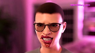 After Party Bang - Lucky Boy and MILF - ULTRA Realistic 3D