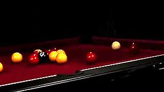 Blonde Bombshell Natasha Marley Sucks Cock and Gets a Cumshot on the Pool Table