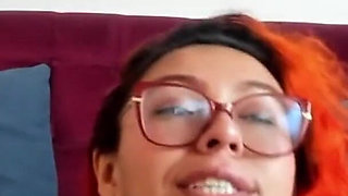 Colorful Hair Girl Does a Great Deep Throat P4