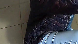 Cameltoe MILF Twerks in Jeans - Blowjob & Cum All Over My Puffy Jacket 334
