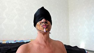 Femdom Squeeze Balls Blowjob Swallow