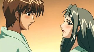 Missionary, hairy pussy, hentai anime
