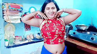 Delhi girl full fun in Her house with her boyfriend