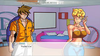 Dragon lady X (Shutulu) gets playful with Bulma in capsule corp by Loveskysan69real