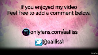 AMATEUR BIGTIT BLONDE TEEN MASTURBATES IN STALKINGS