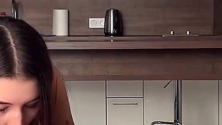 Step Sister Teaches Step Brother to Fuck and Gave Her Pussy