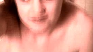 Busty brunette solo masturbation