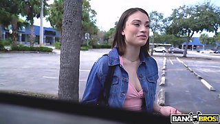 Liv Wild Fucks in the Bus to Get a Job