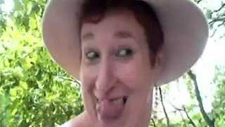 Step Grandpa Fucks Step Grandma and a Slut Outdoors: Blowjob, Amateur  Milf Porn