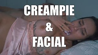 Step Son Fucks Step Mom in Share Bed After Husbands Betrayal - Will a Late Night End in Taboo Creampie?!