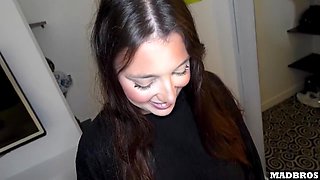 A French Arab Girl With A Big Ass Gets Pounded Anal By Her Bosss Friend!!