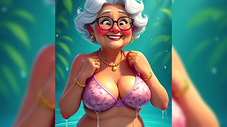 Granny Animation Sticky Mess