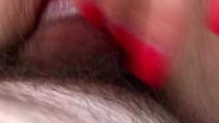 My Wife Masturbates with My Toothbrush and Makes Me Lick Her Wet and Swollen Pussy. Close-ups.