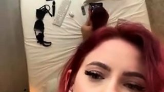 Pregnant Redhead Webcam Masturbation