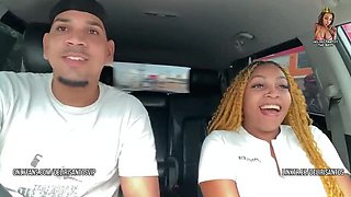 Big Ass Latina Gets Creampied by Horny Taxi Driver in Public - Delirisantos