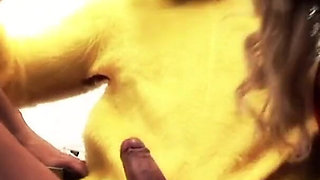 Blondes get turned on by dressing up to get laid