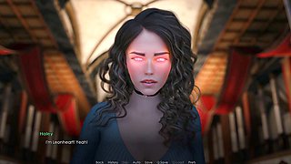 3D anime girl in a nudity-filled fantasia with a twist of passion and humiliation