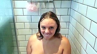 Big boobs webcam slut toys her asshole