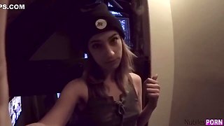 Kristen Scott In Blonde Babe Sucking A Dick In A Moving Car