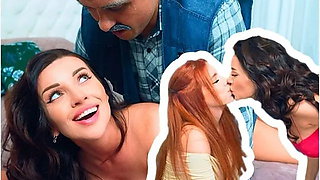 a Student During a Party Cheated on a Guy with His Grandfather. Huge Cum Swallow